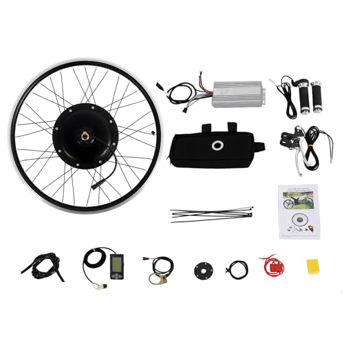 Dekltus 26 Zoll Ebike Umbausatz Kit,48V 1500W Elektrofahrrad Umbausatz,Ebike Umbausatz E-Bike Elektrofahrrad Umbausatz Kit Conversion Motor Kit für Hinterrad von Dekltus