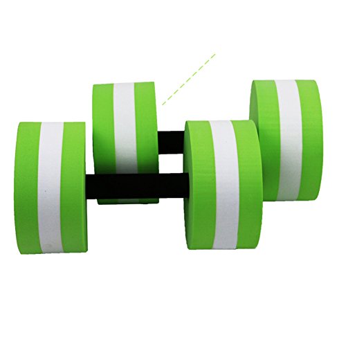Delleu Wasser-Aerobic-Trainings-Hanteln aus Schaumstoff für Pool-Widerstand, Wasser-Fitness-Trainingsgeräte für Gewichtsverlust von Delleu