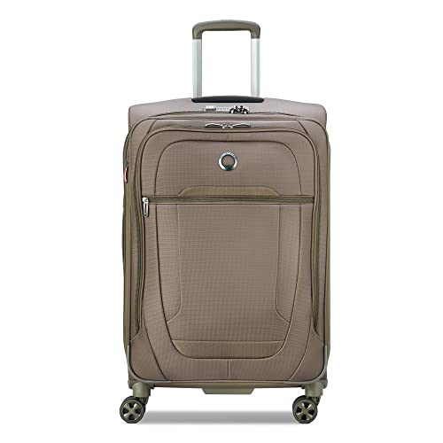 DELSEY PARIS - HELIUM DLX - Großer erweiterbarer Weichschalenkoffer - 71x45x33 cm - 84 Liter - L - Moka von DELSEY PARIS