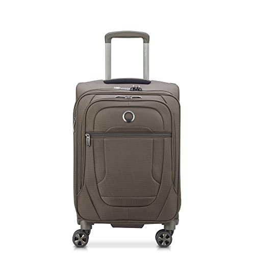 DELSEY PARIS - HELIUM DLX - Weicher Kabinenkoffer erweiterbar - 55x35x28 cm - 42 Liter - S - Moka von DELSEY PARIS