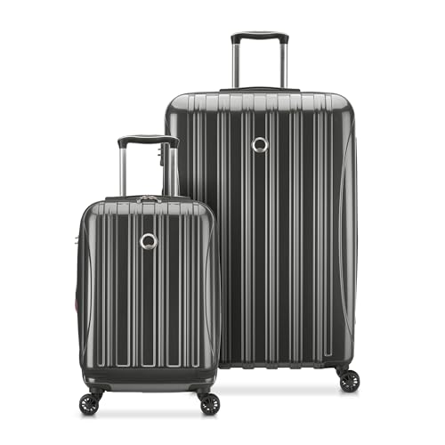 DELSEY PARIS Helium Aero Hardside erweiterbares Gepäck mit Spinnrollen, Gebürstete Anthrazit (Grau) - 0761211 von DELSEY PARIS