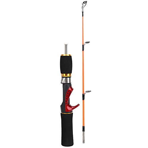 Demeras 1PC Angelrute Frp Fiber Fishing Pole Angelgerät Angelrolle Angelausrüstung für das Salzwasser-Süßwasserfischen von Demeras
