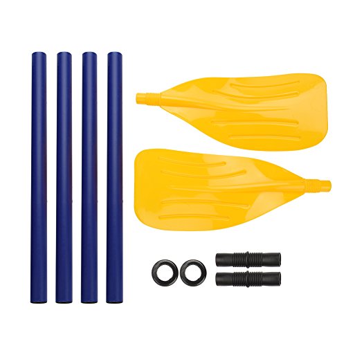 Demeras 1 Paar Kajakpaddel Abnehmbares PVC-Rafting-Kanu-Paddel-Werkzeug Wassersport-Zubehör für Schlauchboot-Kanu-Fischerboot von Demeras