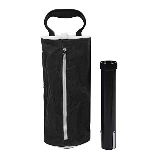 Demeras Golf Pick-Up Bag, tragbare Shag Bag Golf Ball Pick-Up Stahlrohr Retriever Tasche für ca. 70 Bälle Sammler(Schwarz) von Demeras