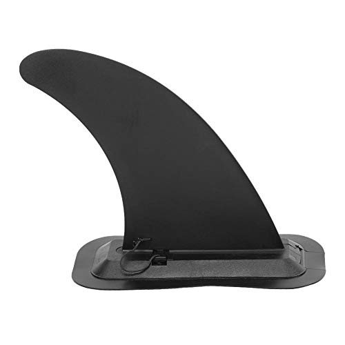 Demeras PVC-Mittelflosse für Stand Up Paddle Board Surfbrett Long Board Abnehmbare Einzelflosse Schwarz von Demeras