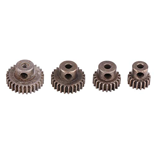 Demeras RC-Motorgetriebe 21T/29T/17T/26T Stahlmotorgetriebe Ritzel Kombihärtungszubehör Für HSP94111 94123 1/10 RC-Fahrzeuge von Demeras