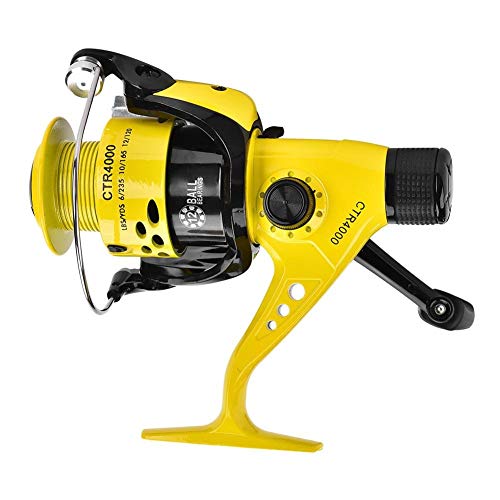 Spinning Angelrolle Heavy Duty Lightweight Metal Casting Reel Für Salz Süßwasserrolle Tackle Zubehör(4000) von Demeras