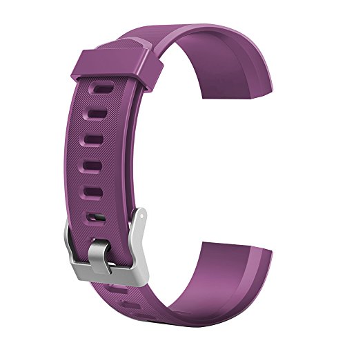 Demiawaking Armband Ersatz Zubehör für ID115Plus HR Smart Watch (Lila) von Demiawaking