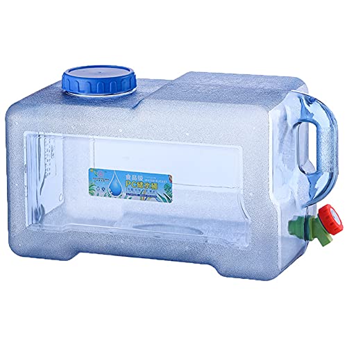 Demiawaking Outdoor Wasserkanister mit Hahn 18L/20L/22L Camping Wassereimer Picknick Wandern Auto Wasserbehälter Tragbar Wassertank Trinkwasserkanister (22L) von Demiawaking