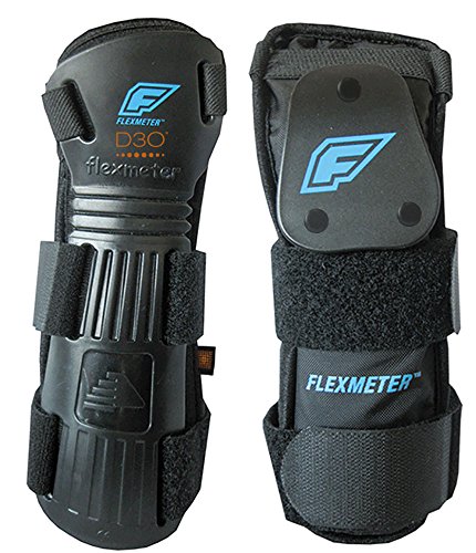 Demon Flexmeter Wrist Guard Double w/ D3O Wrist Protection Large Black von Demon Snow