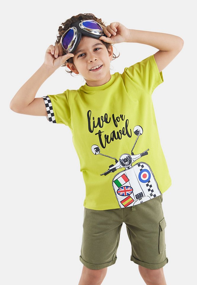 Denokids Trainingsanzug Moto Tour (2-tlg), mit Motto-Print von Denokids