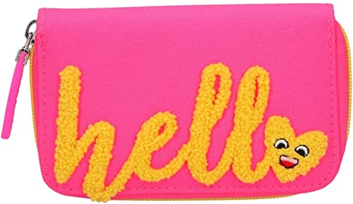 Depesche 10184-pink Portemonnaie Kindergeldbörse TOP Model Serie Hello Farbe Pink/Gelb von Depesche