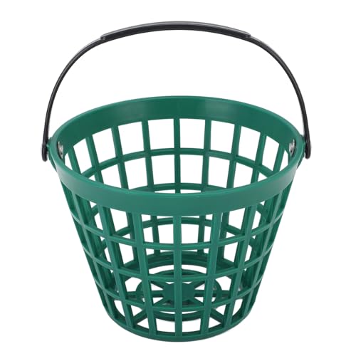 Depisuta Golfballkorb, Stapelbarer Golfballbehälter mit Griff, Leichter Golfkorb, Leicht zu Tragender Golf-Range-Korb für Outdoor-Sportarten, Nylon-Kunststoffmaterial (Hält bis zu 25 Stück) von Depisuta