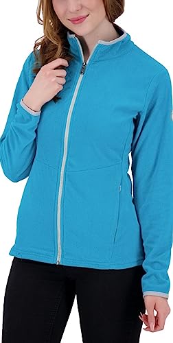 Deproc Active Damen Weiche Polarfleece Fleecejacke Übergangsjacke Windbreaker mit durchgehendem Reißverschluss DECORAH von Deproc Active