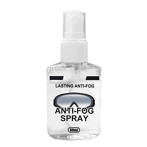 Dequate Anti Fog Spray - 60ML Brillen-reinigungsspray, Antibeschlagspray Für Tauchmasken, Schwimmbrillen, Autoglas, Brillen, Teleskope, Ferngläser von Dequate