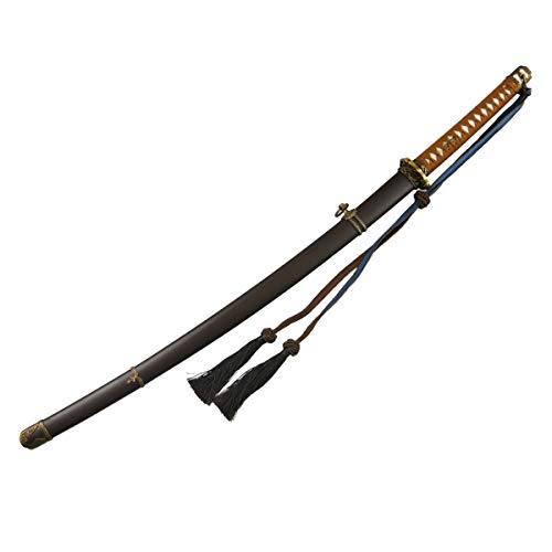 DerShogun WW2 Katana Samuraischwert mit scharfer Klinge aus 1045 Kohlenstoffstahl von DerShogun