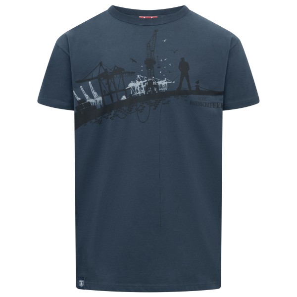 Derbe - S/S Hafenschiffer - T-Shirt Gr XL blau von Derbe