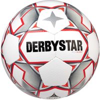 DERBYSTAR Apus S-Light 290g Leicht-Fußball weiß/grau/rot 5 von Derbystar