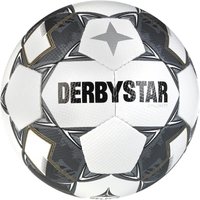 DERBYSTAR Brillant TT Trainingsfußball weiß/silber 5 von Derbystar