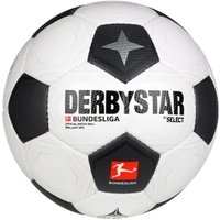 DERBYSTAR Bundesliga Brillant APS Classic Fußball 2023/24 weiß/schwarz/grau 5 von Derbystar