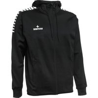 DERBYSTAR Primo Kapuzenjacke schwarz/weiß 4XL von Derbystar