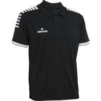DERBYSTAR Primo Poloshirt schwarz/weiß 3XL von Derbystar