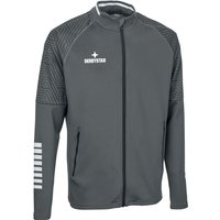 DERBYSTAR Primo Trainingsjacke Kinder grau/weiß 116 von Derbystar