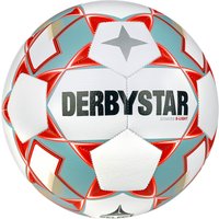 DERBYSTAR Stratos S-Light 290g Leicht-Fußball weiß/blau/orange 3 von Derbystar