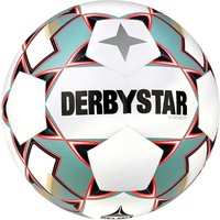 DERBYSTAR Stratos TT Dual-Bonded Fußball mit FIFA-Basic Zertifikat weiß/blau/orange 4 von Derbystar