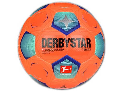 DERBYSTAR Unisex – Erwachsene Bundesliga Brillant APS High Visible v23 Fußball, weiß, 5 von Derbystar