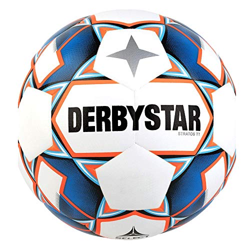 DERBYSTAR Unisex – Erwachsene Stratos TT Trainingsball, Weiss, 5 von Derbystar