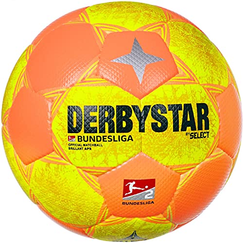Derbystar 2. Bundesliga Brillant APS High Visible v21 Spielball Mehrfarbig 5 von Derbystar
