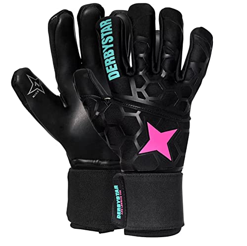 Derbystar APS Legend V20 Handschuhe Schwarz Pink Grün 11 von Derbystar