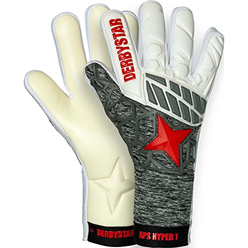 Derbystar APS Hyper I Handschuhe Unisex, Weiss grau rot, 11 von Derbystar
