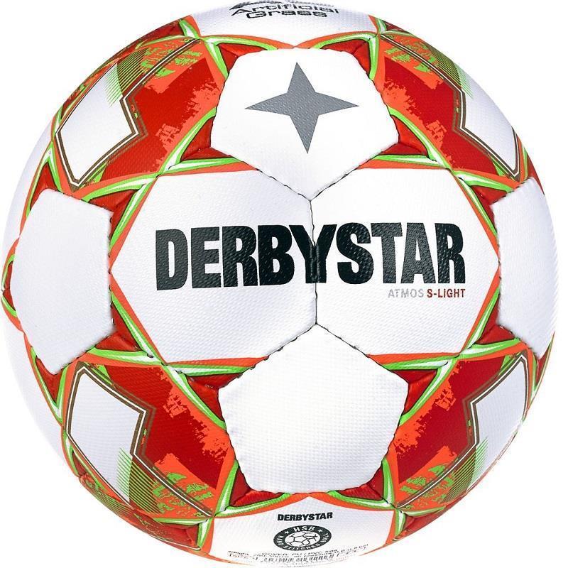 Derbystar Atmos S-Light AG Fußball - weiß/orange/rot-4 von Derbystar