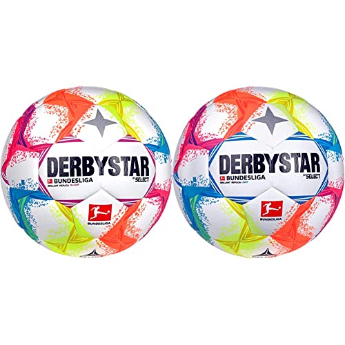 Derbystar Brillant Ball Multicolor 3 & Unisex – Erwachsene Briljant Ball, Mehrfarbig, 5 EU von Derbystar
