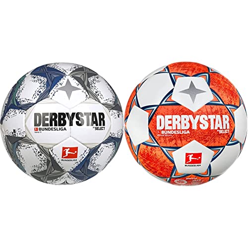 Derbystar Bundesliga Topic TT v22, Weiss, 5 & 1323 Brillant Replica v21 Weiss orange blau 5 von Derbystar