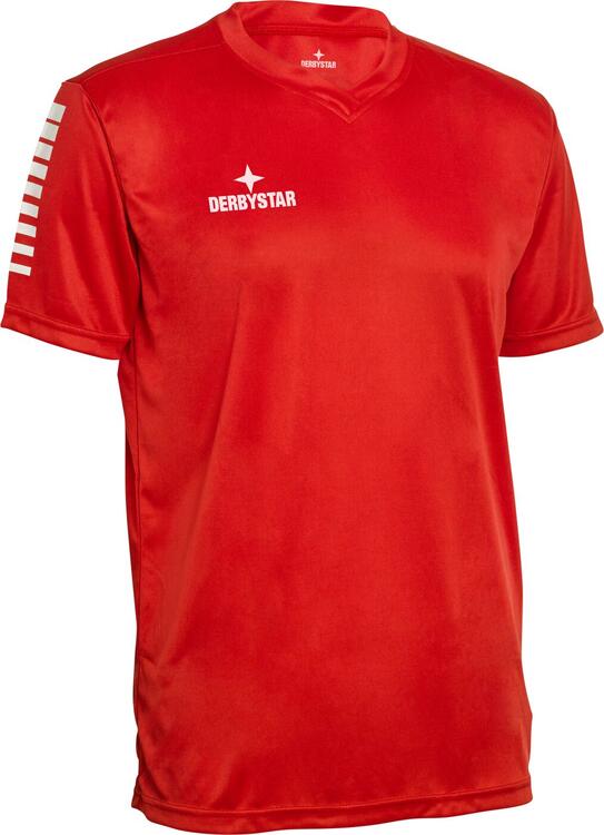 Derbystar Contra Trikot Kinder rot weiss 6014152310 Gr. 152 von Derbystar