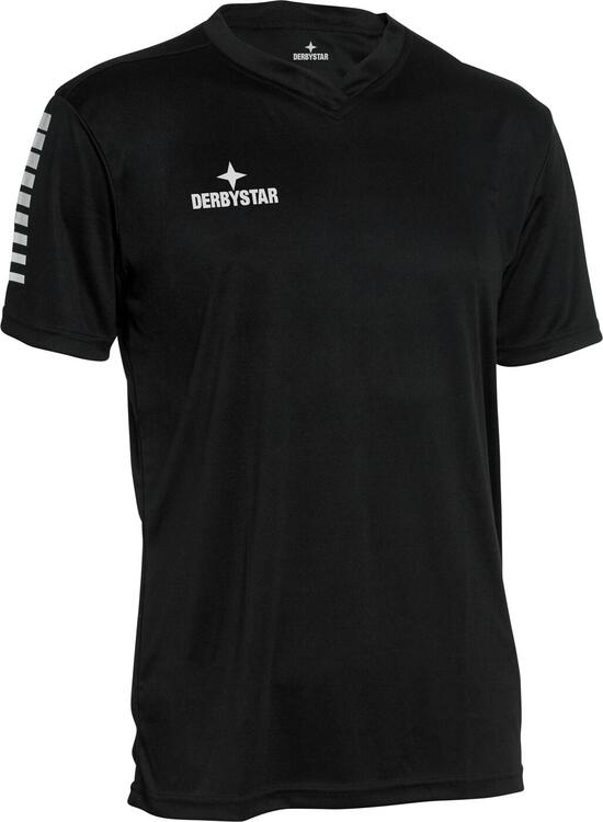 Derbystar Contra Trikot schwarz weiss 6014030210 Gr. S von Derbystar