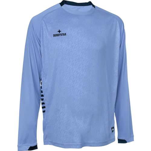Derbystar Contra v22 T-Shirt Hell Blau Schwarz XL von Derbystar