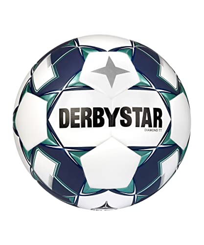 Derbystar Diamond Tt Db V22 Fußball Weiss Blau 5 von Derbystar