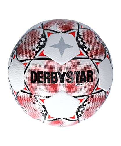 Derbystar Equipment - Fußbälle United S-Light 290g v23 Lightball weissrotschwarz 5 von Derbystar