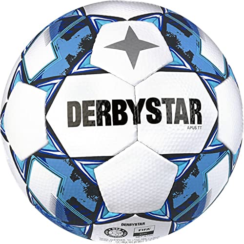 Derbystar Fußball Apus TT v23 Weiß/Blau Größe 5 von Derbystar
