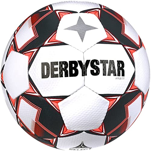 Derbystar Fußball Apus TT v23 Weiß/Rot Größe 5 von Derbystar