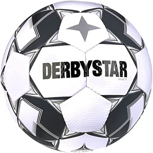 Derbystar Fußball Apus TT v23 Weiß/Schwarz Größe 5 von Derbystar