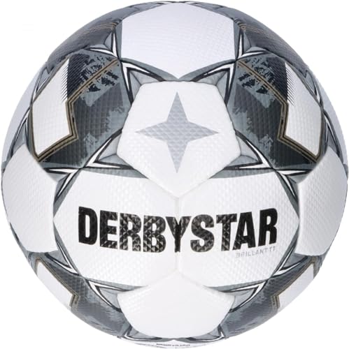 Derbystar Fussball Brillant TT v23 Weiss Gold Silber 5 von Derbystar