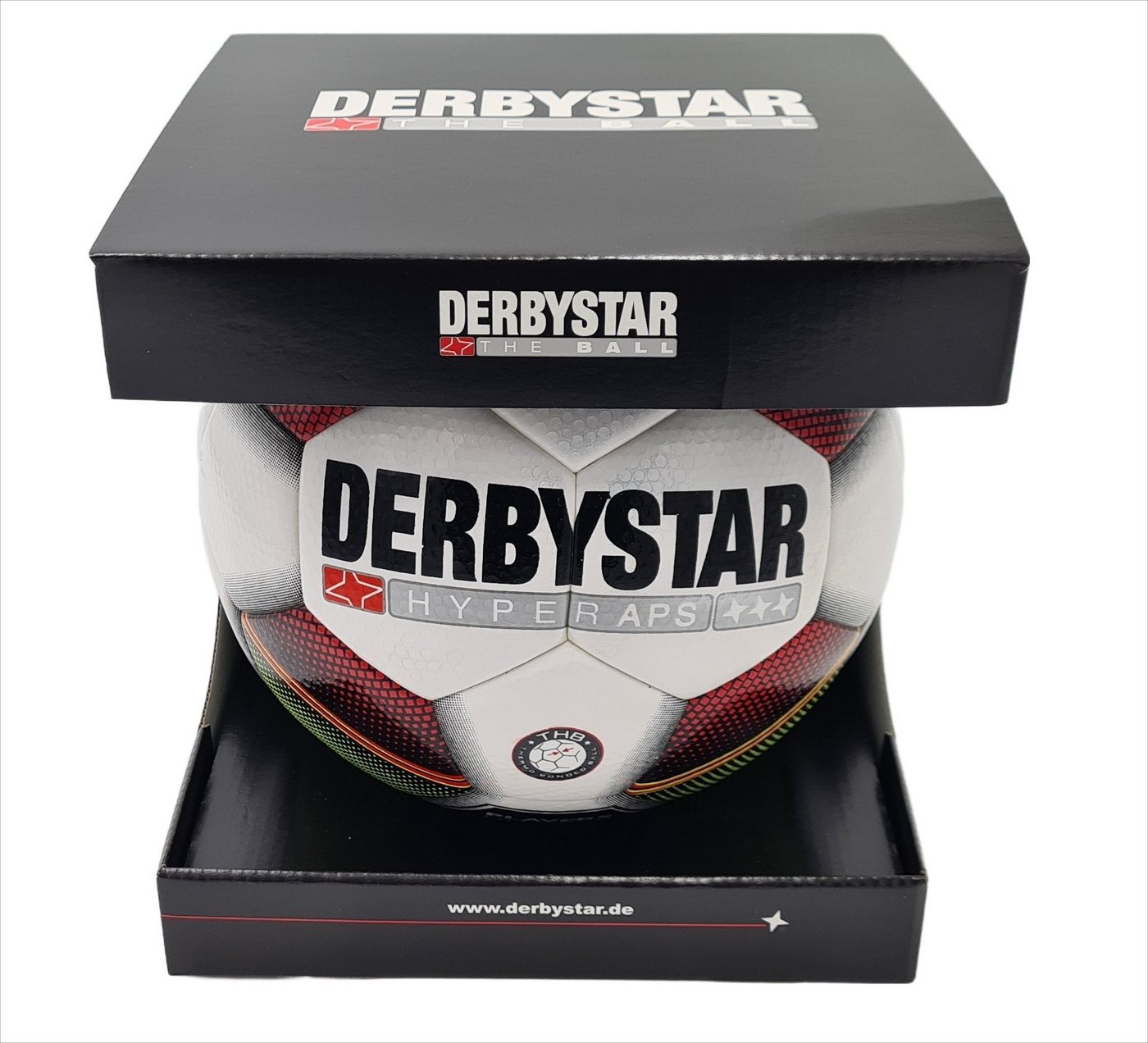 Derbystar Fußball Hyper APS Spielball / Matchball in Geschenkbox von Derbystar