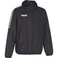 DERBYSTAR Hyper Allwetterjacke Kinder schwarz/weiß 116 von Derbystar