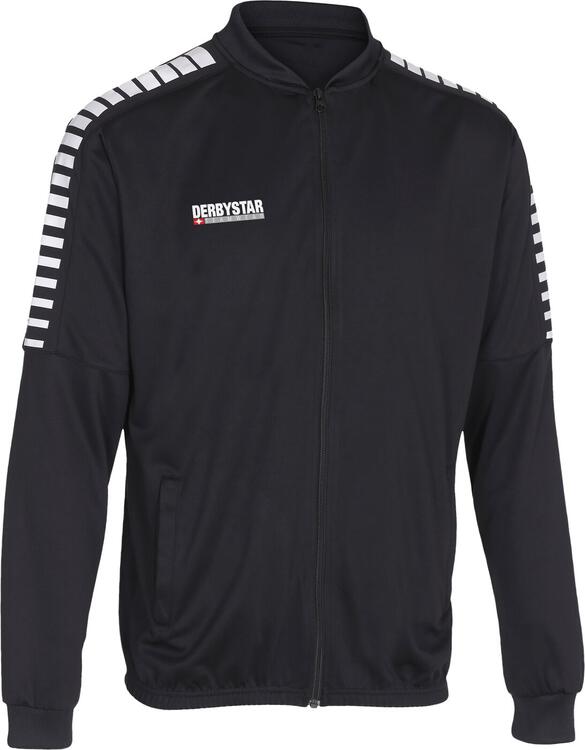 Derbystar Hyper Arbeitsjacke Kinder schwarz wei? 6062140210 Gr. 140 von Derbystar