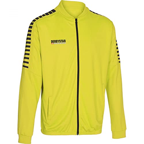 Derbystar Hyper Poly-Arbeitsjacke Unisex Jacke, gelb schwarz, XXL von Derbystar
